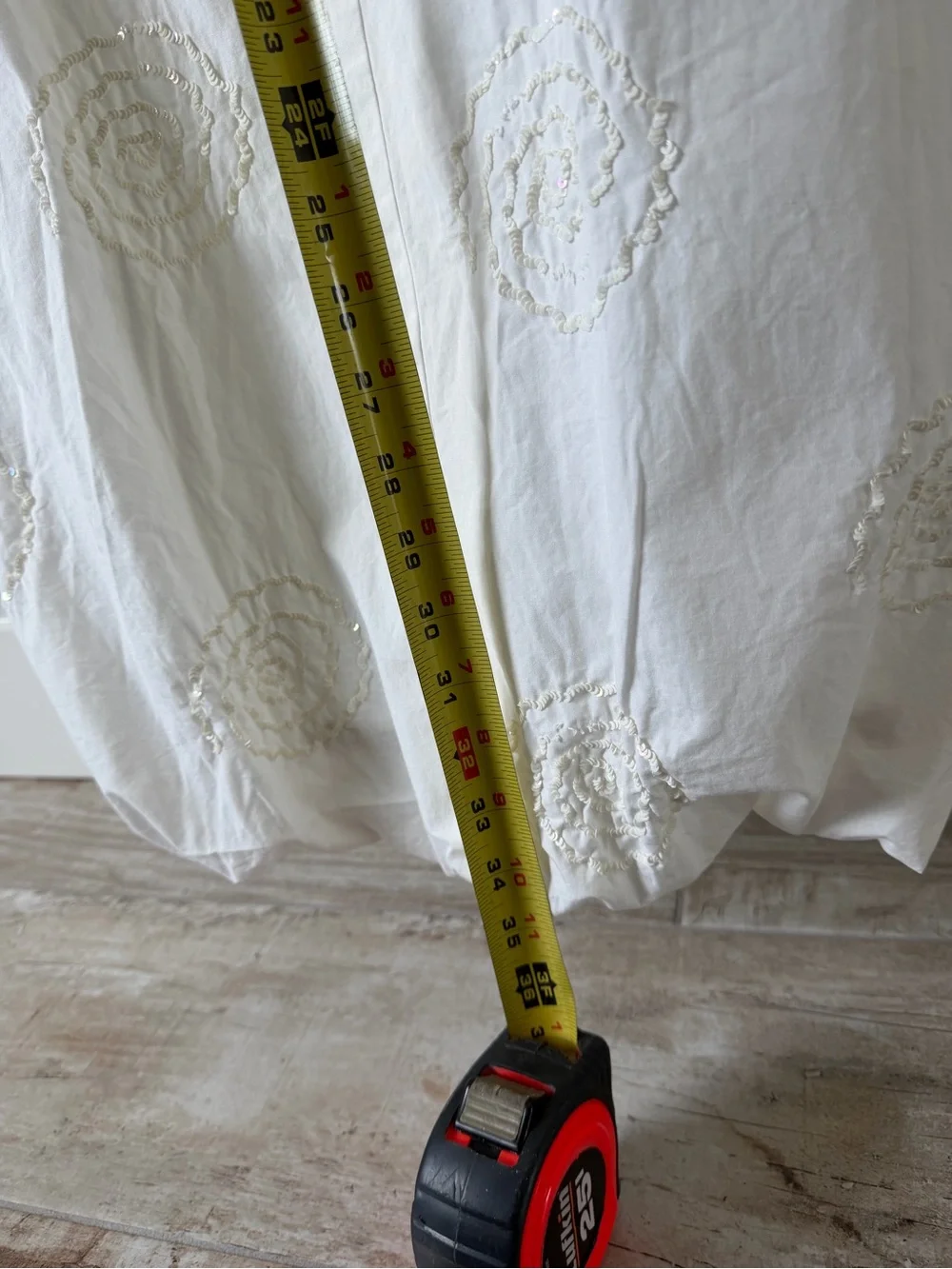Classic White Embroidered Maxi Skirt - Women's Elegant Summer Skirt